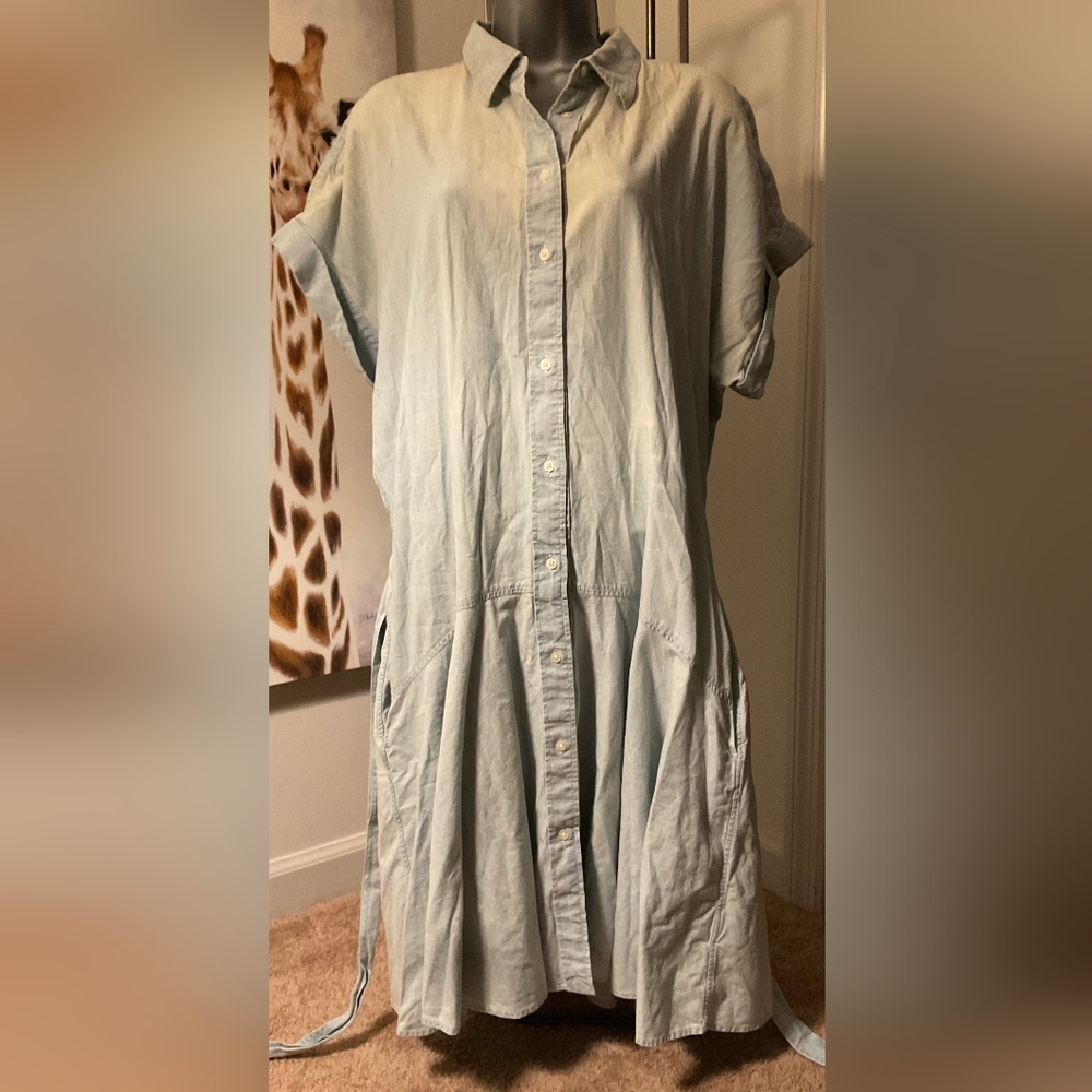 Lauren Ralph Lauren The Fit & Flare Shirt Dress Like New - Picture 3 of 8